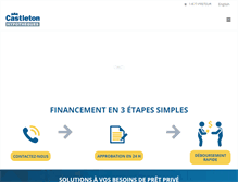 Tablet Screenshot of castletonfinancial.com